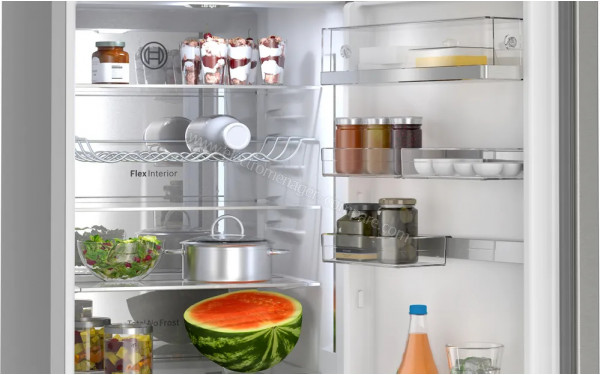 BOSCH KGN39AIAU - Vue de l'int&eacute;rieur partie r&eacute;frig&eacute;rateur