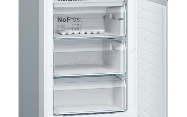BOSCH KGN39IJ3A - Vue de la partie cong&eacute;lateur