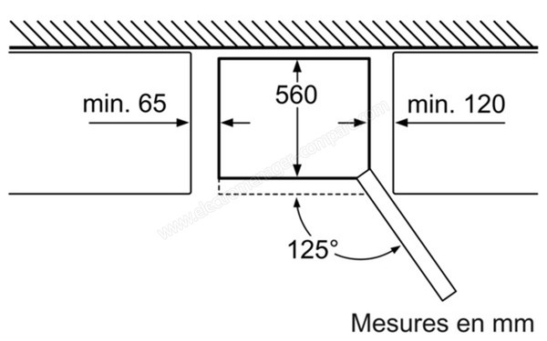 BOSCH KGN49S70 - Schemas d'encastrement 1