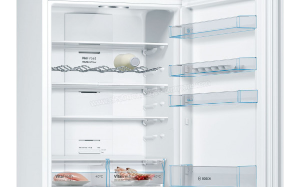BOSCH KGN49XWEA - Vue de l'int&eacute;rieur partie r&eacute;frig&eacute;rateur