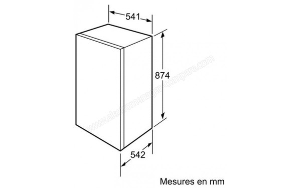 BOSCH KIL18V20FF - Schemas d'encastrement 1
