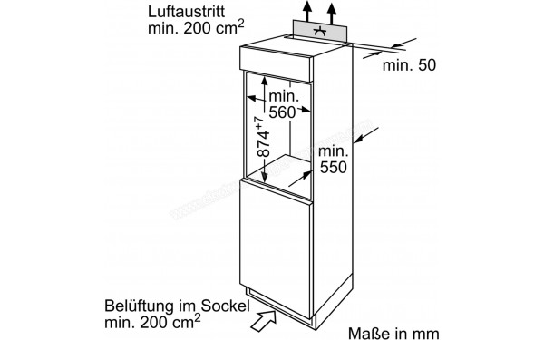 BOSCH KIL18V61 - Sch&eacute;ma d'installation