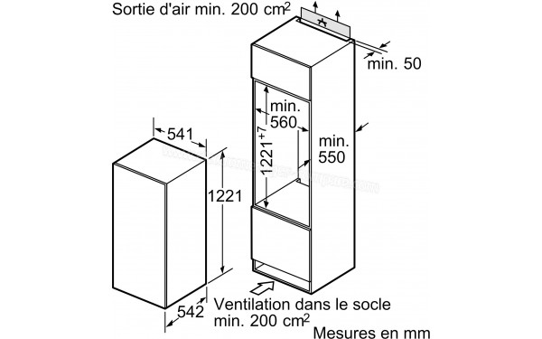 BOSCH KIL24NSF1 - Sch&eacute;ma technique