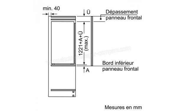 BOSCH KIL42AF30 - Schemas d'encastrement  3