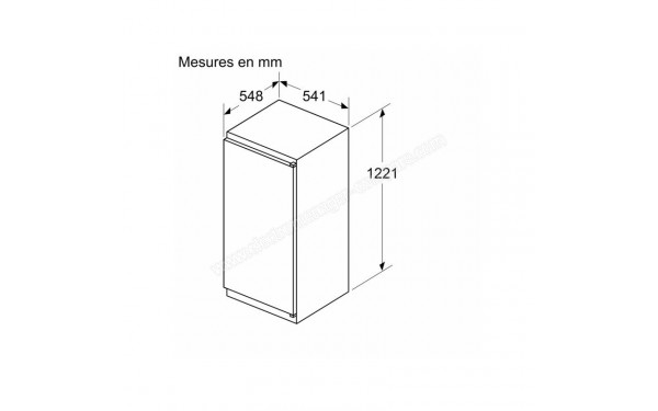 BOSCH KIL42NSE0 - Dimensions
