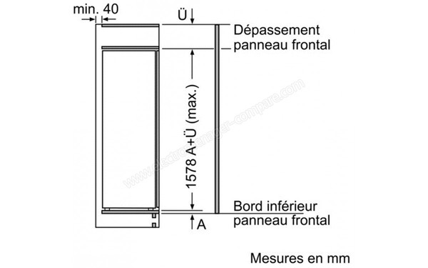 BOSCH KIL72AF30 - Schemas d'encastrement 3