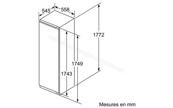 BOSCH KIL82AF30 - Schemas d'encastrement 1