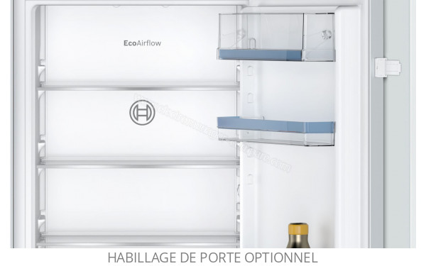 BOSCH KIN86VSE0 - Vue de l'int&eacute;rieur partie r&eacute;frig&eacute;rateur