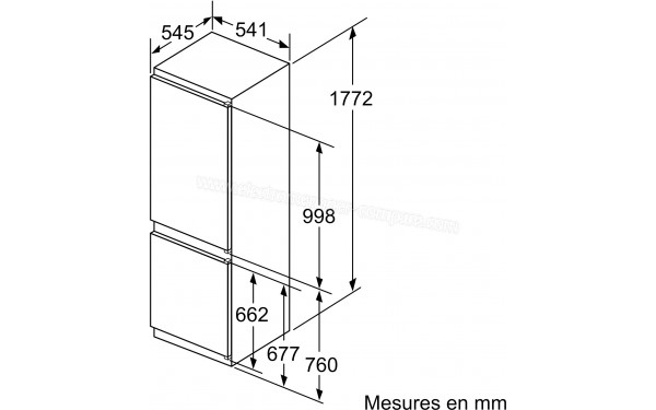 BOSCH KIN86VSF0 - Sch&eacute;ma technique