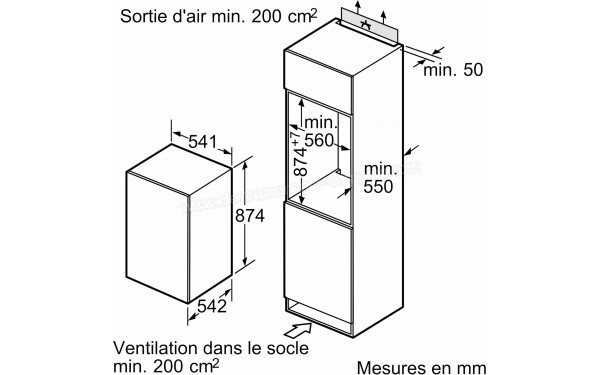 BOSCH KIR18NSF0 - Sch&eacute;ma technique