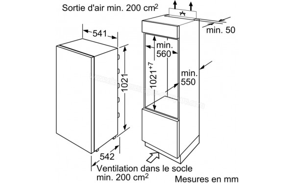 BOSCH KIR20V60 - Sch&eacute;ma technique
