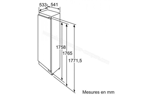 BOSCH KIR38A52 - Schemas d'encastrement 1