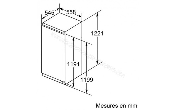 BOSCH KIR41AF30 - Schemas d'encastrement 1