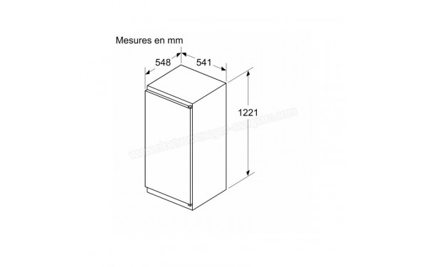 BOSCH KIR41NSE0 - Dimensions