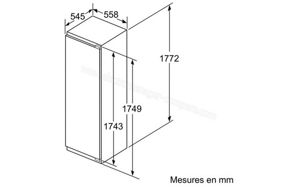 BOSCH KIR81AF30 - Schemas d'encastrement 1