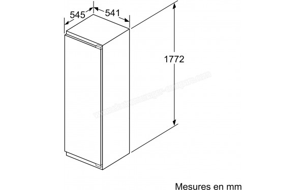 BOSCH KIR81VSF0 - Sch&eacute;ma technique