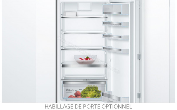 BOSCH KIS87EDD0 - Vue de l'int&eacute;rieur partie r&eacute;frig&eacute;rateur