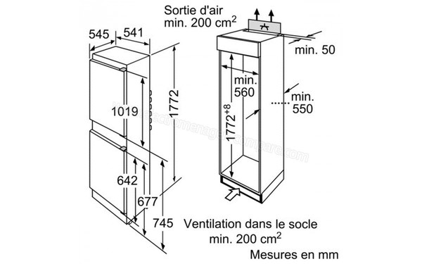 BOSCH KIV34X20 - Schemas d'enacastrement