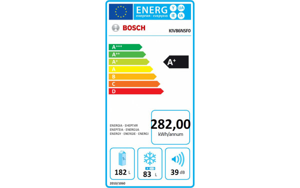 BOSCH KIV86NSF0 - &Eacute;tiquette &eacute;nergie