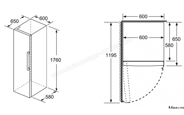BOSCH KSV33VW3P - Sch&eacute;ma technique