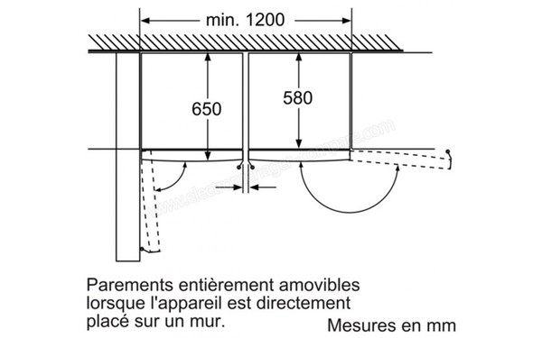 BOSCH KSV36VL30 - Schemas d'encastrement 1