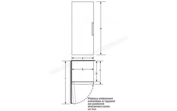 BOSCH KSV36VW40 - Sch&eacute;mas d'encastrement 1