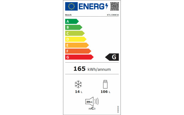 BOSCH KTL15NW3A - &Eacute;tiquette &eacute;nergie v2