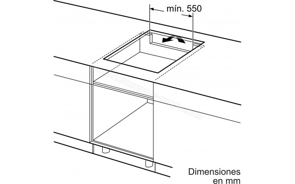 BOSCH PID631BB5E - Dimensions