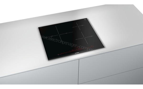 BOSCH PID675DC1E - Vue du dessus, appareil encastr&eacute;