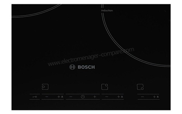 BOSCH PIL615T14E - Vue du panneau de commande (cr&eacute;dit : Darty)