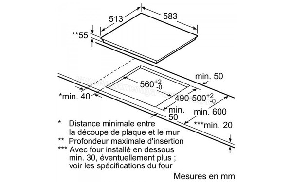 BOSCH PIT645F17E - Niche d'encastrement
