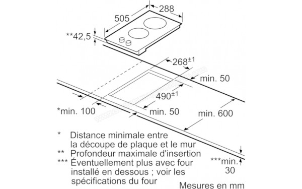 BOSCH PKE345CA1 - Sch&eacute;ma technique