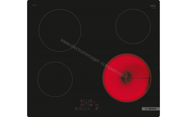 BOSCH PKE611BB8E - Vue du dessus