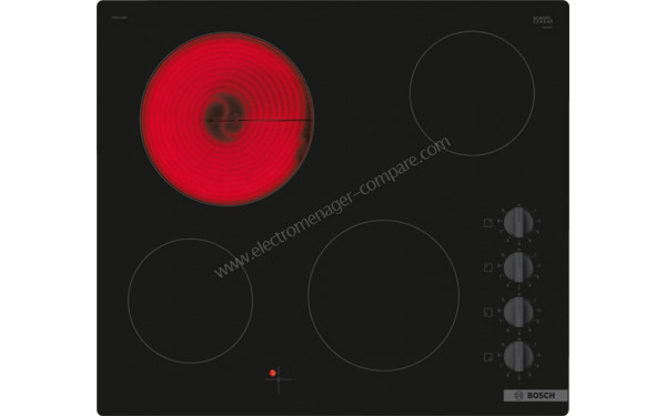 BOSCH PKE611CA8E - Vue du dessus