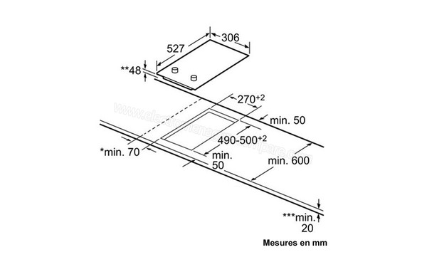 BOSCH PKF375V14E - sch&eacute;ma d'encastrement7