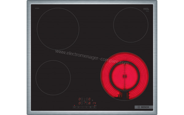 BOSCH PKF645BB2E - Vue du dessus