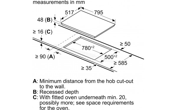 BOSCH PKH845BB1D - Sch&eacute;ma technique