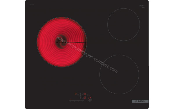 BOSCH PKM611BB8E - Vue du dessus