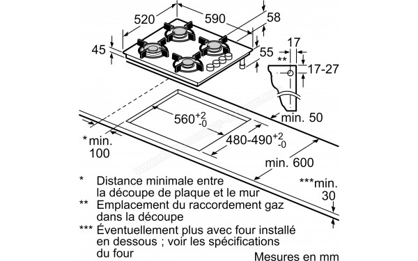 BOSCH POY6B6B10 - Dimensions