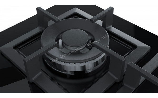 BOSCH PPH6A6B20 - Zoom sur un foyer &agrave; gaz