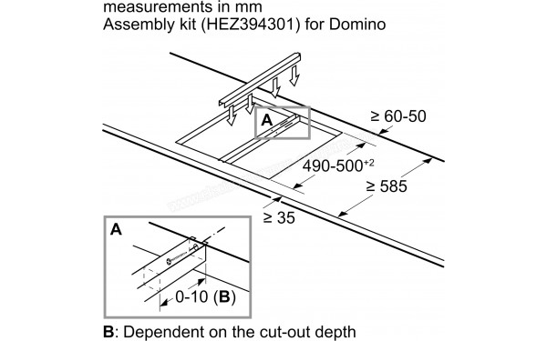 BOSCH PRB3A6B70 - Dimensions