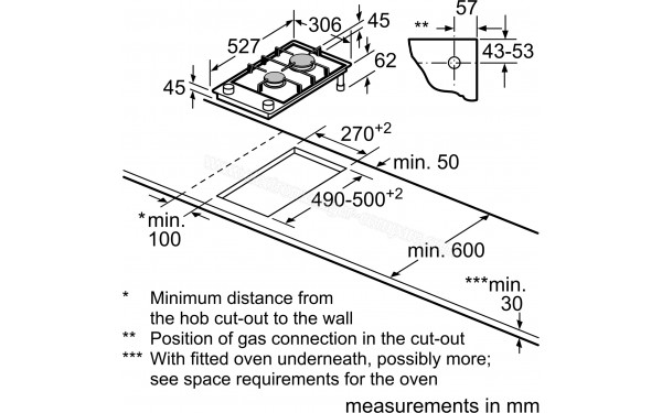 BOSCH PRB3A6B70 - Dimensions