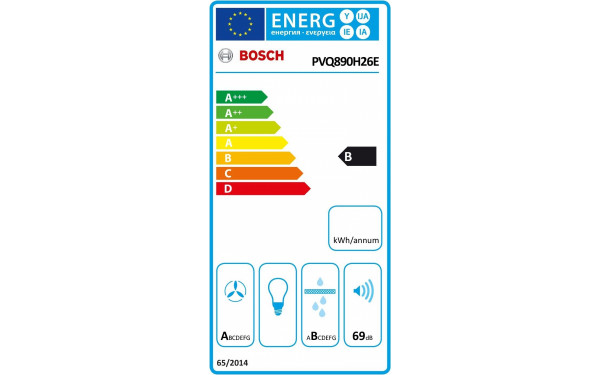 BOSCH PVQ890H26E - &Eacute;tiquette &eacute;nergie