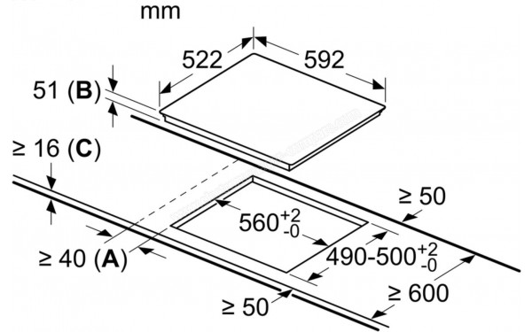 BOSCH PVS651FC5E - Sch&eacute;ma technique