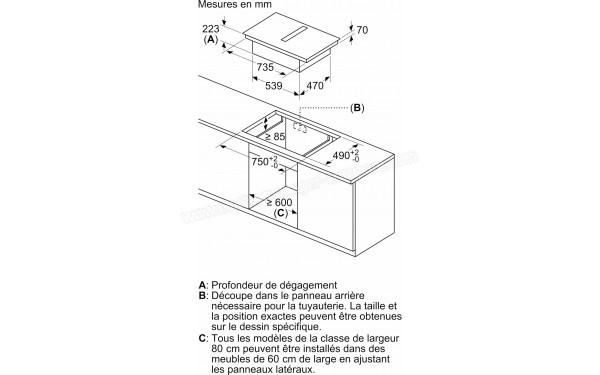 BOSCH PVS811B16E - Dimensions