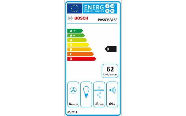 BOSCH PVS895B16E - &Eacute;tiquette &eacute;nergie