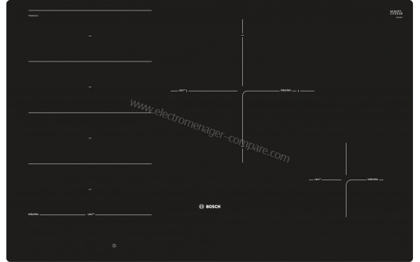 BOSCH PXE801DC1E - Vue du dessus