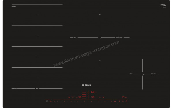 BOSCH PXE801DC1E - Vue du dessus
