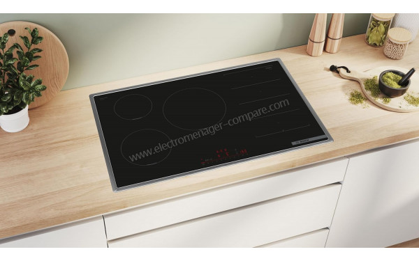 BOSCH PXV845HC1E - Appareil encastr&eacute; vue 3/4 gauche