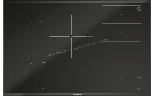 BOSCH PXV890DV5E - Vue du dessus